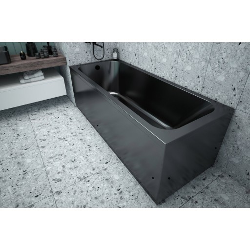 Экран торцевой для ванны Метакам Strict Black 70 см Экран торцевой для ванны Метакам Strict Black 70 см